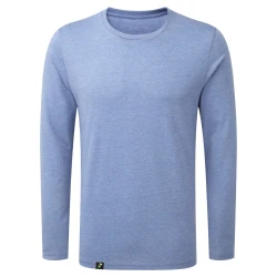 Camiseta antimosquitos Hombre- Manga Larga Azul