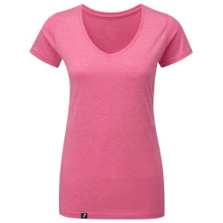 Camiseta antimosquitos Mujer - Cuello Pico Fucsia