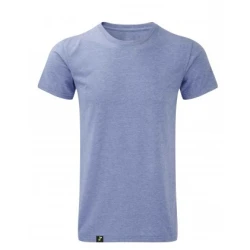 Camiseta Basica Hombre- Cuello Redondo -  Azul