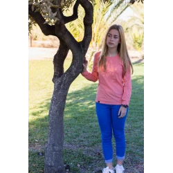 Camiseta antimosquitos Manga Larga de niña -  Salmon