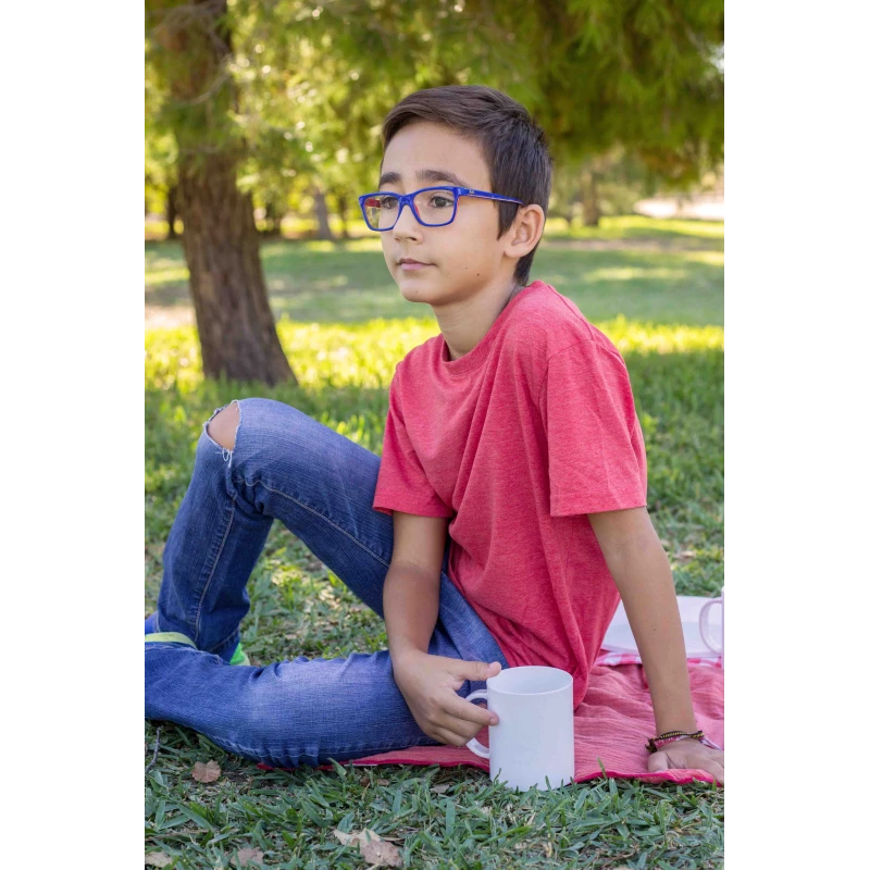 Camiseta Antimosquitos manga corta niño - roja